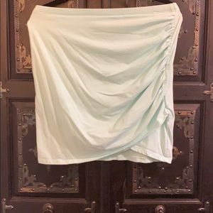 Only worn once.beautiful mint, light blue top.